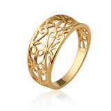 Bague Selima - Arabesque Large Plaqué Or