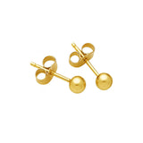 Boucles d'oreilles Bola - Perle Plaqué Or 4-12mm