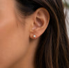 Puces d'Oreilles Nelly - Plaqué or 5mm