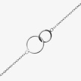 Bracelet Estelle - 2 Cercles Argent