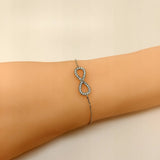 Bracelet Infini Zircon