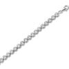 Bracelet Celestine - Argent et Zircons en perles