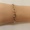 Bracelet maille ronde or
