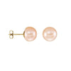 Boucles d'oreilles Cami - Perles de Culture Rose & Or