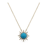 Collier Méléana - Soleil Pierre Turquoise