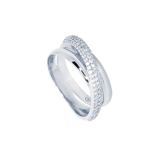 Bague Femme Entrelacé Argent Massif