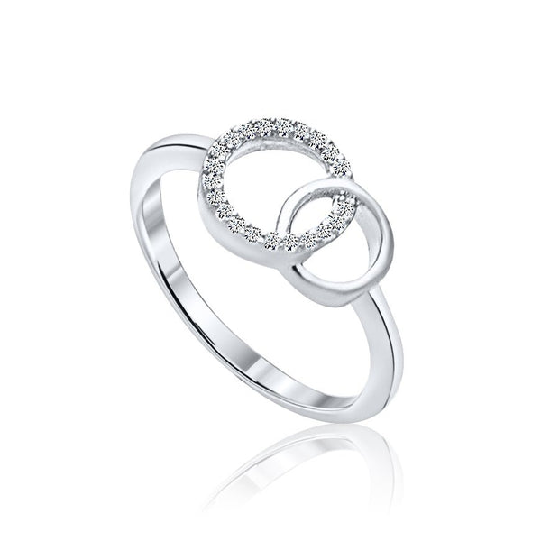 Bague fine céramique blanche - Femme Bague fine céramique blanche - Femme