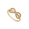 Bague Symbole Infini Strass