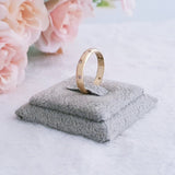 anneau doré femme