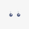 Boucles d'oreilles Edmée - Perles Bleues Argent
