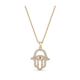 Pendentif main de fatma plaqué or