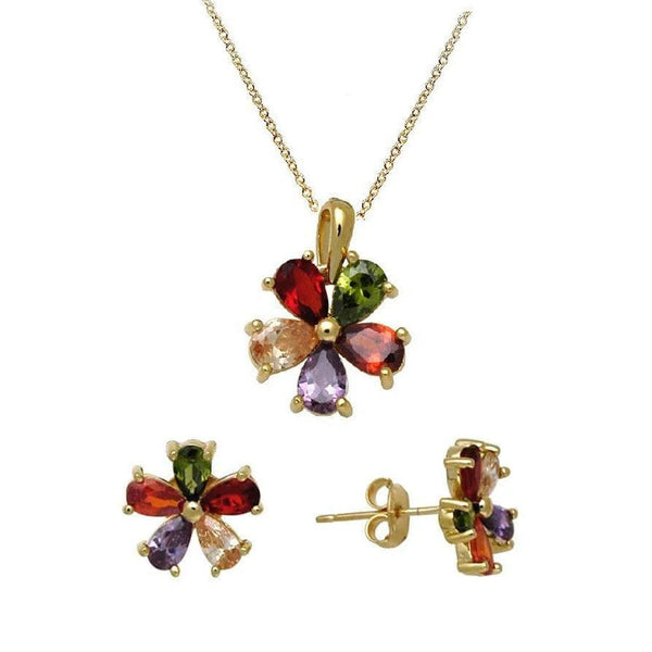 Parure Dryade - Bijoux Fleurs Or
